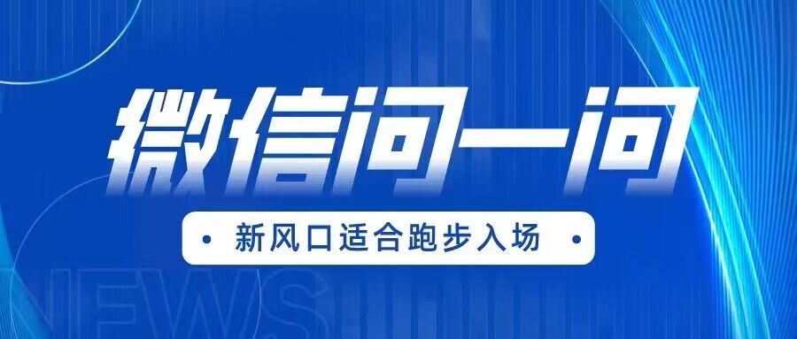 全网首发微信问一问新风口项目（价值1999元）_免费分享网络创业,副业,信息差项目的老牌资源整合平台！金铲子项目