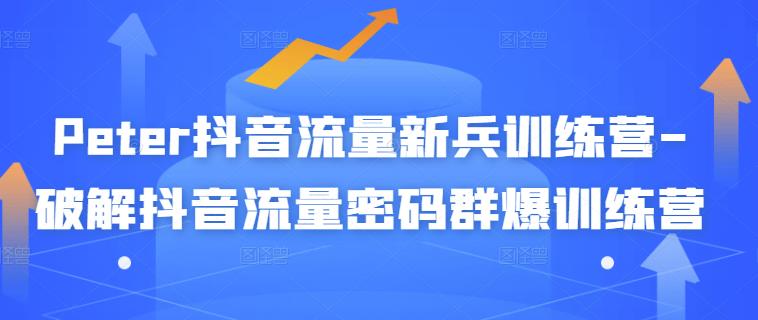 Peter抖音流量新兵训练营-破解抖音流量密码群爆训练营（新兵）_免费分享网络创业,副业,信息差项目的老牌资源整合平台！金铲子项目