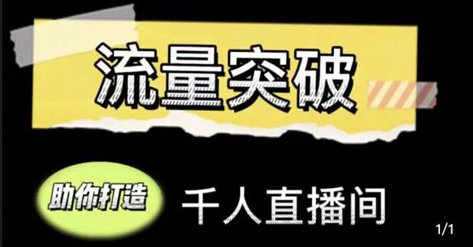 （4163期）直播运营实战视频课，助你打造千人直播间（14节视频课）_免费分享网络创业,副业,信息差项目的老牌资源整合平台！金铲子项目