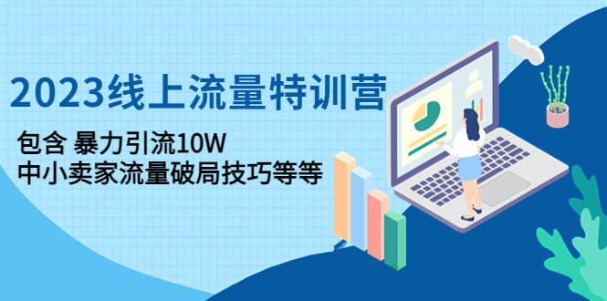 （4567期）2023线上流量特训营：包含暴力引流中小卖家流量破局技巧等等_免费分享网络创业,副业,信息差项目的老牌资源整合平台！金铲子项目