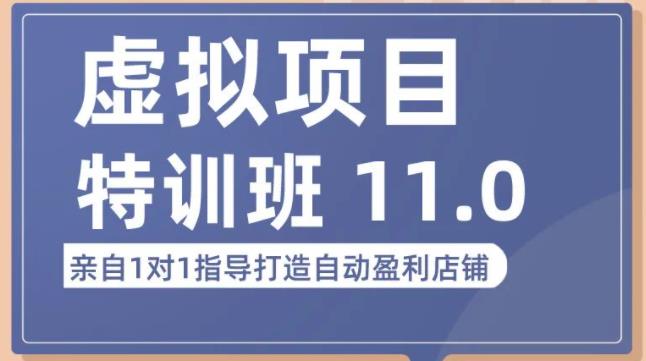 陆明明·虚拟项目特训班（10.011.0），获取虚拟素材，0基础打造自动盈利店铺_免费分享网络创业,副业,信息差项目的老牌资源整合平台！金铲子项目