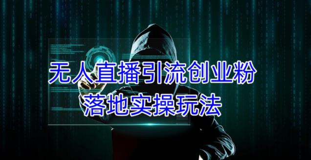 外面收费3980的无人直播引流创业粉落地实操玩法，单日引精准创业粉_免费分享网络创业,副业,信息差项目的老牌资源整合平台！金铲子项目
