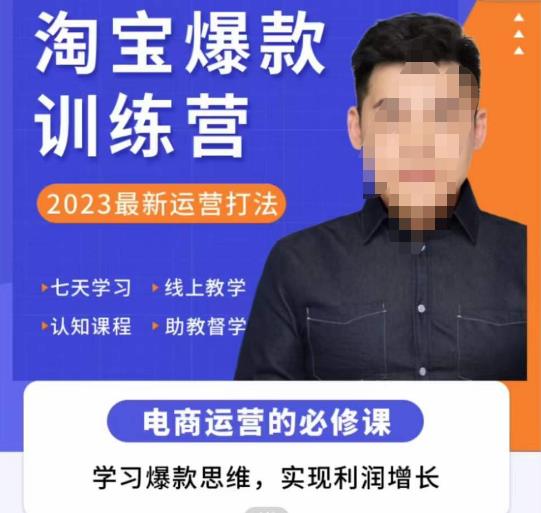 爱上黄昏·淘宝爆款训练营，2023最新运营打法，学习爆款思维，实现利润增长_免费分享网络创业,副业,信息差项目的老牌资源整合平台！金铲子项目