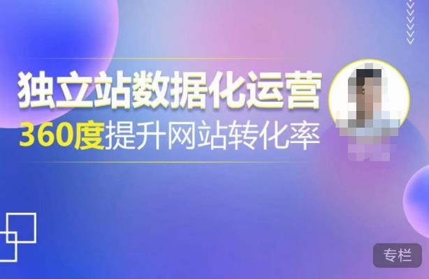 独立站数据化运营，360度提升网站转化率，亿级独立站大卖，带你用数据说话，提升转化率超过4%_免费分享网络创业,副业,信息差项目的老牌资源整合平台！金铲子项目