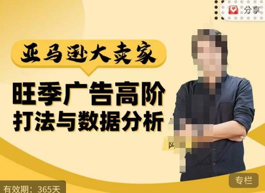 阿甘·亚马逊大卖家广告高阶打法与数据分析，走出传统广告误区；揭秘大卖惯用打法；数据驱动广告决策_免费分享网络创业,副业,信息差项目的老牌资源整合平台！金铲子项目