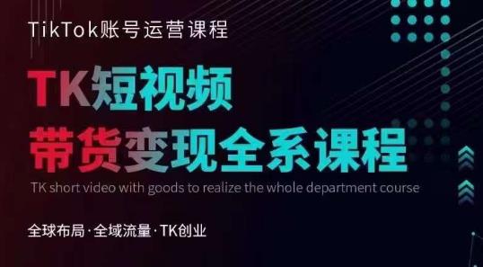 Tiktok运营线上训练营，引流爆单，急速涨粉，Tiktok短视频玩法大揭秘_免费分享网络创业,副业,信息差项目的老牌资源整合平台！金铲子项目