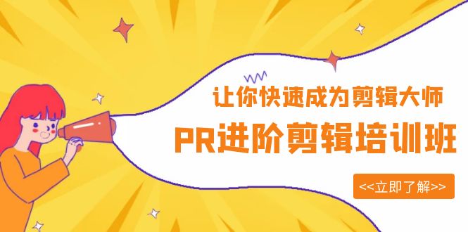 （6131期）PR进阶剪辑培训班，让你快速成为剪辑大师12节视频课程素材_免费分享网络创业,副业,信息差项目的老牌资源整合平台！金铲子项目