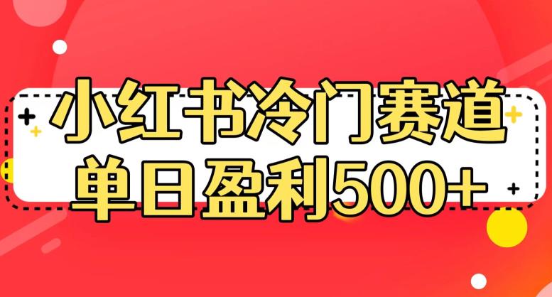 小红书冷门赛道，单日盈利【揭秘】_免费分享网络创业,副业,信息差项目的老牌资源整合平台！金铲子项目