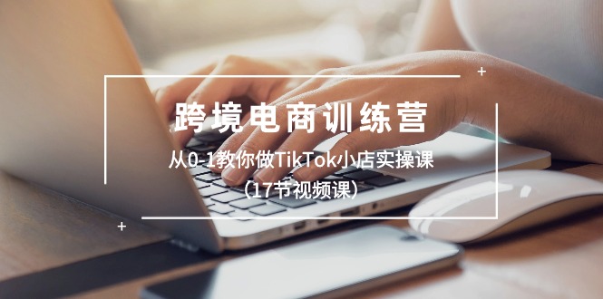 跨境电商训练营：从0-1教你做TikTok小店实操课（17节视频课）_免费分享网络创业,副业,信息差项目的老牌资源整合平台！金铲子项目