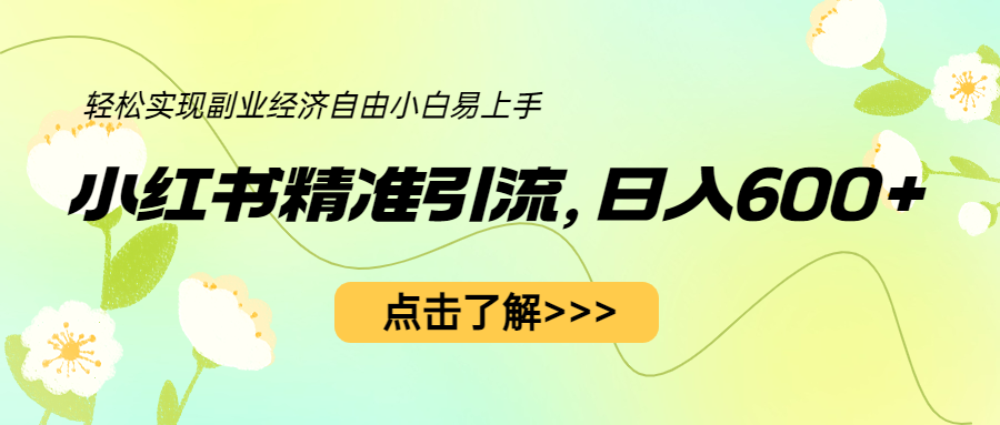 （6515期）小红书精准引流，小白，实现副业经济自由（教程1153G资源）_免费分享网络创业,副业,信息差项目的老牌资源整合平台！金铲子项目