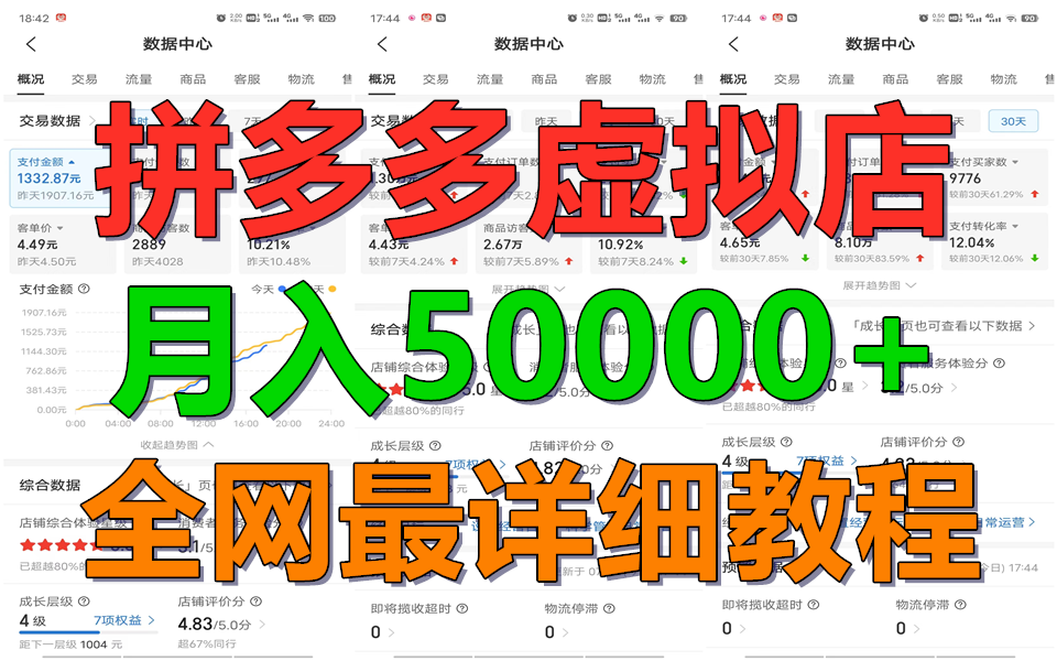 拼多多虚拟电商训练营0你也行，暴利稳定长久，副业首选_免费分享网络创业,副业,信息差项目的老牌资源整合平台！金铲子项目