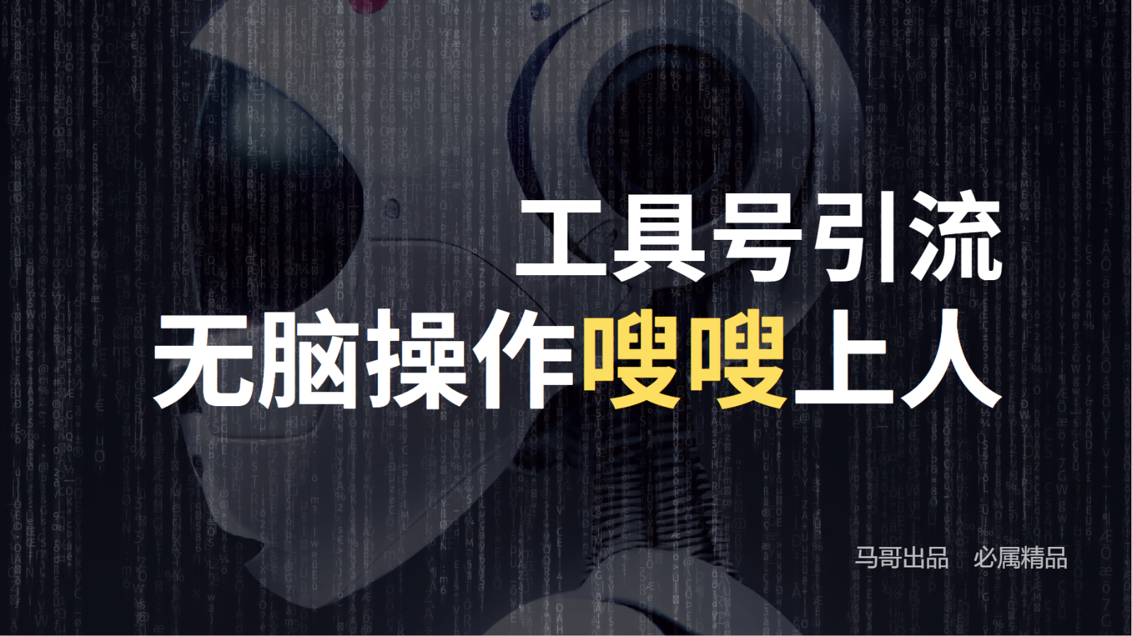 工具号高效引流法，嗖嗖上人，日引，直接搬运，无脑操作_免费分享网络创业,副业,信息差项目的老牌资源整合平台！金铲子项目