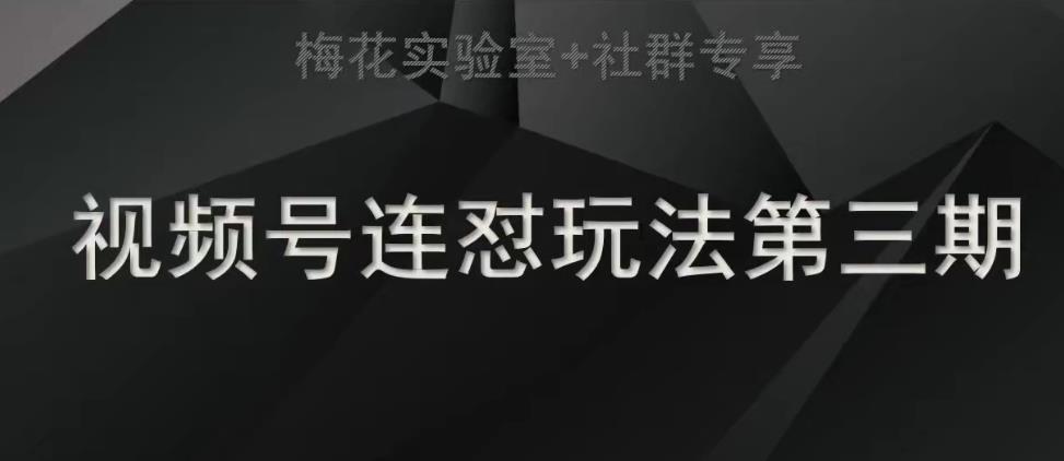 梅花实验室社群连怼玩法第三期轻原创玩法测素材方式_免费分享网络创业,副业,信息差项目的老牌资源整合平台！金铲子项目