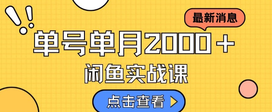 最新闲鱼，虚拟资料喂饭级讲解_免费分享网络创业,副业,信息差项目的老牌资源整合平台！金铲子项目
