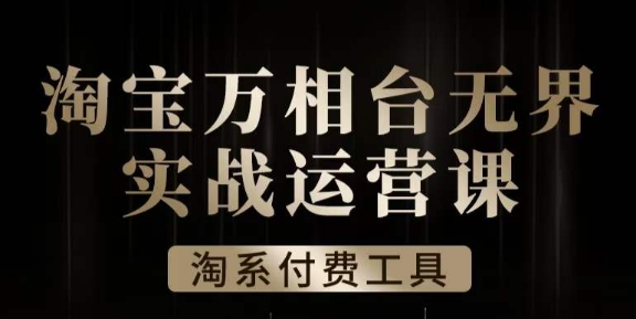 沧海·淘系万相台无界实战运营课，万相台无界实操全案例解析_免费分享网络创业,副业,信息差项目的老牌资源整合平台！金铲子项目