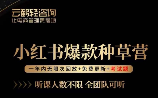 言若非-小红书爆款种草营，最值得入局的站外流量渠道_免费分享网络创业,副业,信息差项目的老牌资源整合平台！金铲子项目