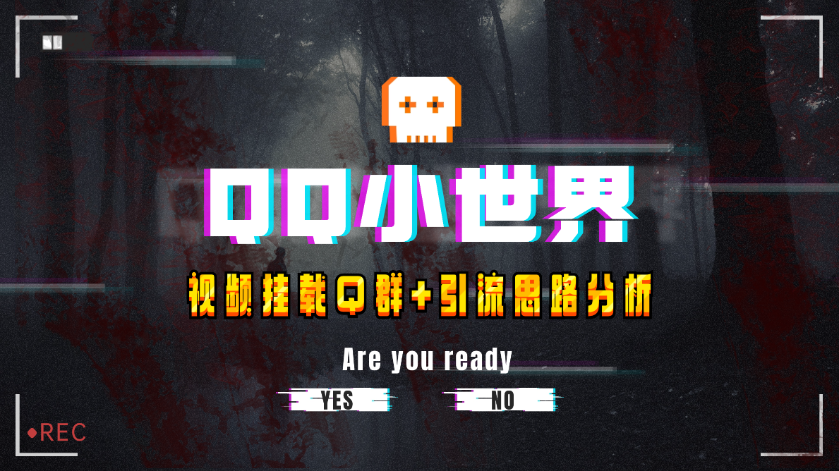 （8031期）【全网首发】QQ小世界_Q群挂载教程引流思路分析_免费分享网络创业,副业,信息差项目的老牌资源整合平台！金铲子项目