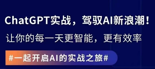 ChatGPT实战指南，创新应用与性能提升，解锁AI魔力，启程智能未来_免费分享网络创业,副业,信息差项目的老牌资源整合平台！金铲子项目