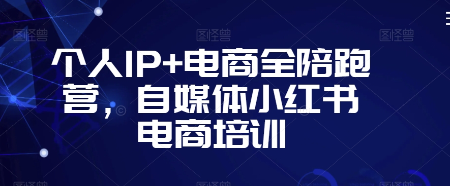 个人IP电商全陪跑营，自媒体小红书电商培训_免费分享网络创业,副业,信息差项目的老牌资源整合平台！金铲子项目