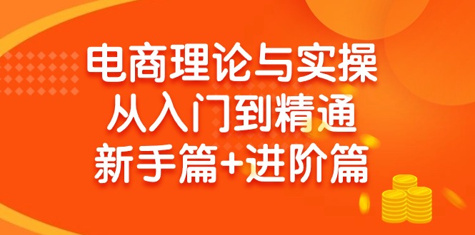 （9576期）电商理论与实操从入门到精通新手篇进阶篇_免费分享网络创业,副业,信息差项目的老牌资源整合平台！金铲子项目