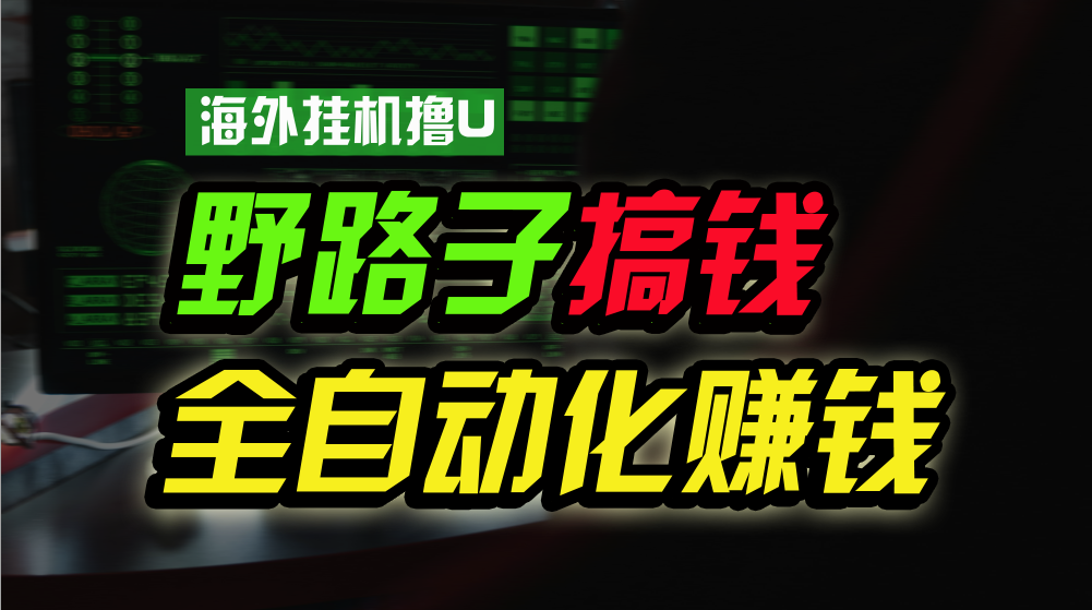 （1036期）海外挂机撸U新平台，8-15美元，全程无人值守，可批量放大，工作室内…_免费分享网络创业,副业,信息差项目的老牌资源整合平台！金铲子项目