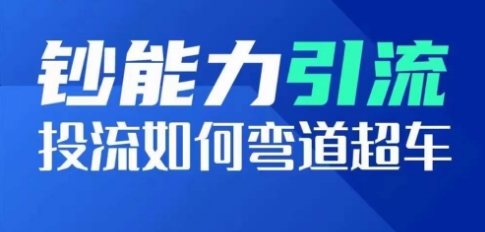 钞能力引流：投流如何弯道超车，投流系数及增长方法，创造爆款短视频_免费分享网络创业,副业,信息差项目的老牌资源整合平台！金铲子项目
