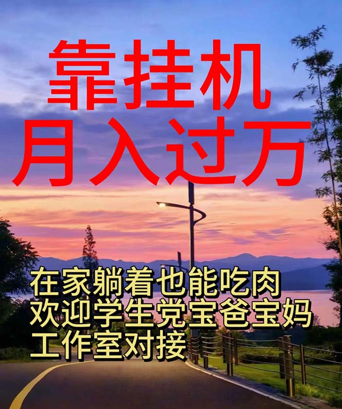 （10838期）靠挂机躺着也能吃肉，适合宝爸宝妈学生党工作室，电脑手…_免费分享网络创业,副业,信息差项目的老牌资源整合平台！金铲子项目