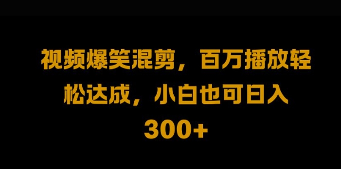 视频号零门槛，爆火视频搬运后二次剪辑，达成_免费分享网络创业,副业,信息差项目的老牌资源整合平台！金铲子项目