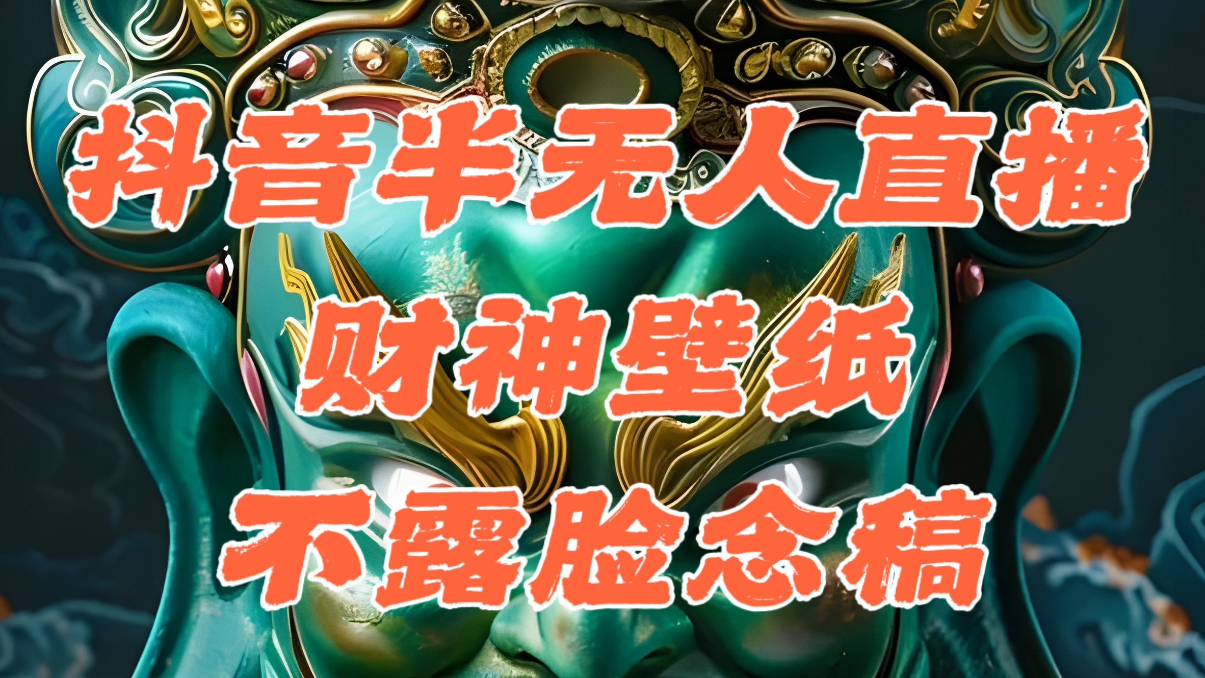 （12036期）抖音半无人直播公会素材撸音浪，生肖财神AI图直播不露脸读稿，_免费分享网络创业,副业,信息差项目的老牌资源整合平台！金铲子项目