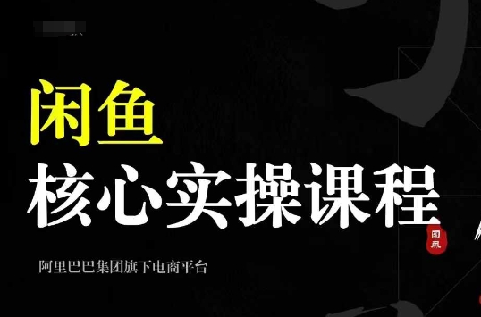 2024闲鱼核心实操课程，从养号、选品、发布、销售，教你做一个出单的闲鱼号_免费分享网络创业,副业,信息差项目的老牌资源整合平台！金铲子项目