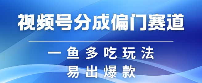 视频号创作者分成计划偏门类目，容易爆流，实拍内容简单易做_免费分享网络创业,副业,信息差项目的老牌资源整合平台！金铲子项目