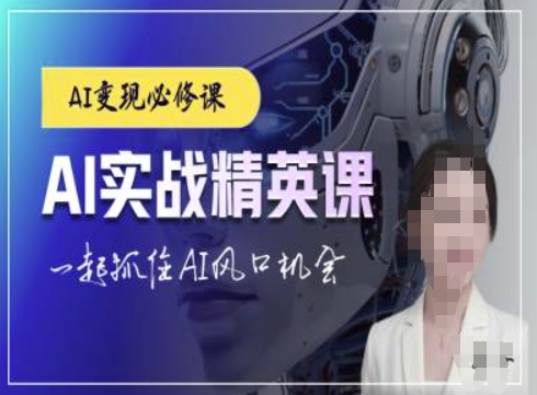AI实战精英课，chatgptAI实战教程，一起抓住AI风口的机会_免费分享网络创业,副业,信息差项目的老牌资源整合平台！金铲子项目