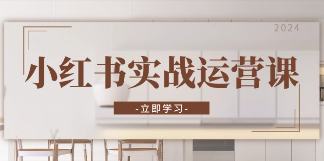 （13238期）小红书实战运营课：从开通店铺到直播话术，打造爆款笔记与高效直播_免费分享网络创业,副业,信息差项目的老牌资源整合平台！金铲子项目