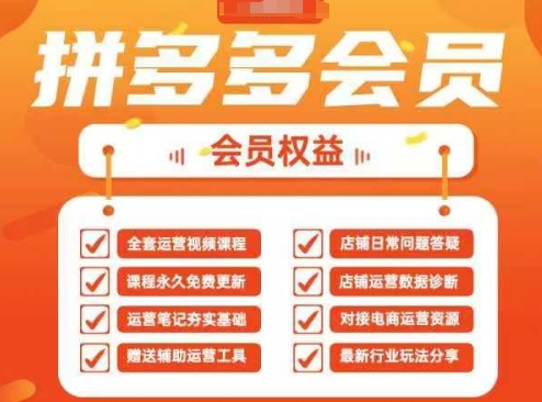 2025拼多多运营实战课，40节全流程教学，覆盖拼多多运营全链路_免费分享网络创业,副业,信息差项目的老牌资源整合平台！金铲子项目