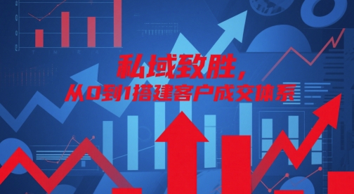 私域致胜，从0到1搭建客户成交体系_免费分享网络创业,副业,信息差项目的老牌资源整合平台！金铲子项目