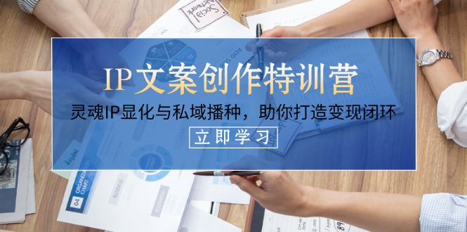 （14330期）IP文案创作特训营，灵魂IP显化与私域播种，助你打造闭环（14节课）_免费分享网络创业,副业,信息差项目的老牌资源整合平台！金铲子项目