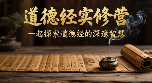 道德经实修营，一起探索道德经的深邃智慧_免费分享网络创业,副业,信息差项目的老牌资源整合平台！金铲子项目