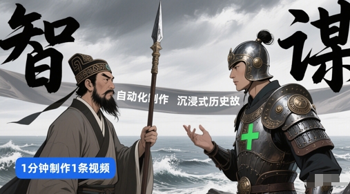扣子工作流一键生成沉浸式历史故事，一天工作量，3分钟搞定_免费分享网络创业,副业,信息差项目的老牌资源整合平台！金铲子项目