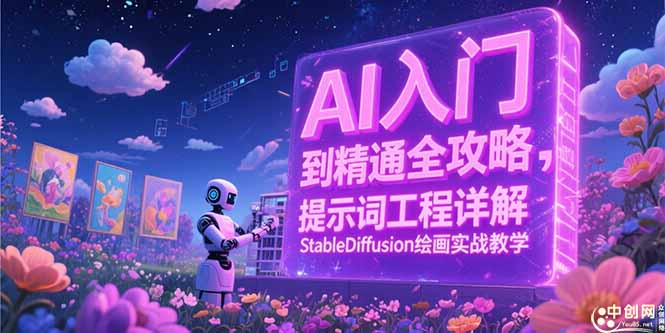 （15181期）AI入门到精通全攻略，提示词工程详解，StableDiffusion绘画实战教学_免费分享网络创业,副业,信息差项目的老牌资源整合平台！金铲子项目