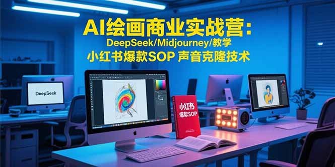 （15480期）AI绘画商业实战营：DeepSeek/Midjourney/教学小红书爆款SOP声音克隆技术_免费分享网络创业,副业,信息差项目的老牌资源整合平台！金铲子项目