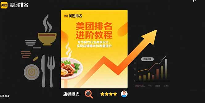 （15528期）美团排名进阶教程：专为餐饮行业商家设计，实现店铺曝光和流量提升_免费分享网络创业,副业,信息差项目的老牌资源整合平台！金铲子项目