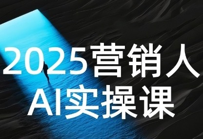 2025营销人Al实操课，AI营销抢跑实战，从Prompt到方案，效率碾压同行_免费分享网络创业,副业,信息差项目的老牌资源整合平台！金铲子项目