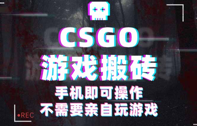 （16090期）CSGO游戏挂机捡漏，单日扫货500+，年底小高峰上车可吃肉，手机即可操作…_免费分享网络创业,副业,信息差项目的老牌资源整合平台！金铲子项目