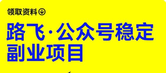 路飞·公众号稳定副业项目，你只要无脑去推广，粉丝和，自然就来了_免费分享网络创业,副业,信息差项目的老牌资源整合平台！金铲子项目