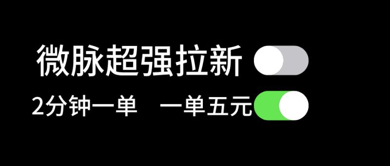 （11580期）微脉超强拉新，两分钟1单，一单利润5块，适合小白_免费分享网络创业,副业,信息差项目的老牌资源整合平台！金铲子项目