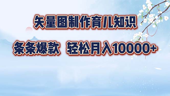 （12902期）矢量图制作育儿知识，条条爆款，0_免费分享网络创业,副业,信息差项目的老牌资源整合平台！金铲子项目