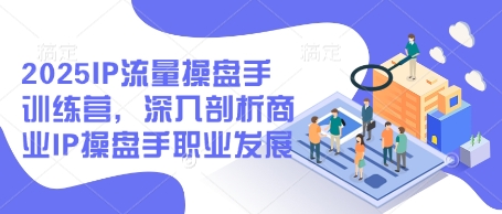 2025IP流量操盘手训练营，深入剖析商业IP操盘手职业发展_免费分享网络创业,副业,信息差项目的老牌资源整合平台！金铲子项目